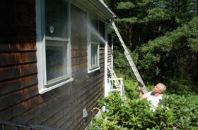 Photo: powerwashing